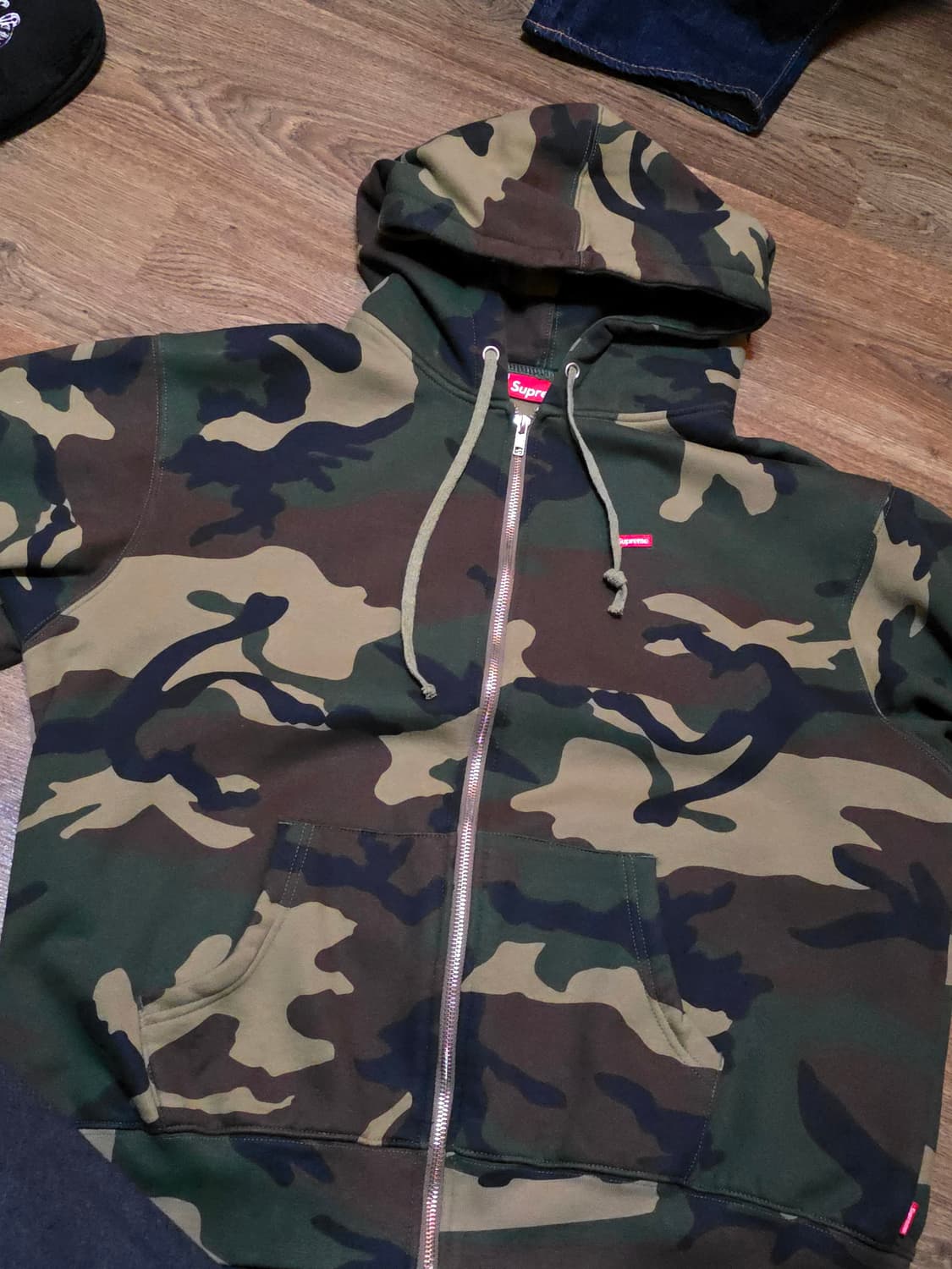 슈프림 카모 후드집업M 상품이미지3