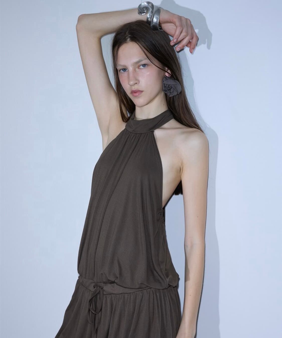 더포르타 porta HALTERNECK BALLOON MINI DRESS 상품이미지1