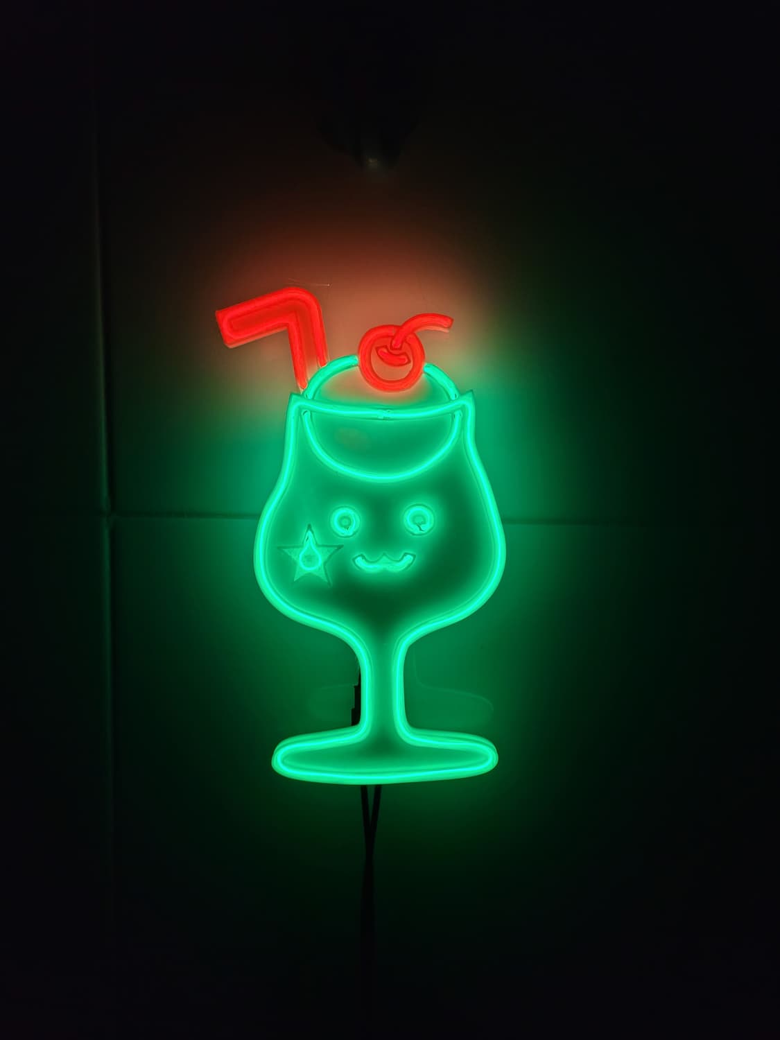 메론소다 스마일 네온사인 led 램프 무드등 조명 상품이미지2