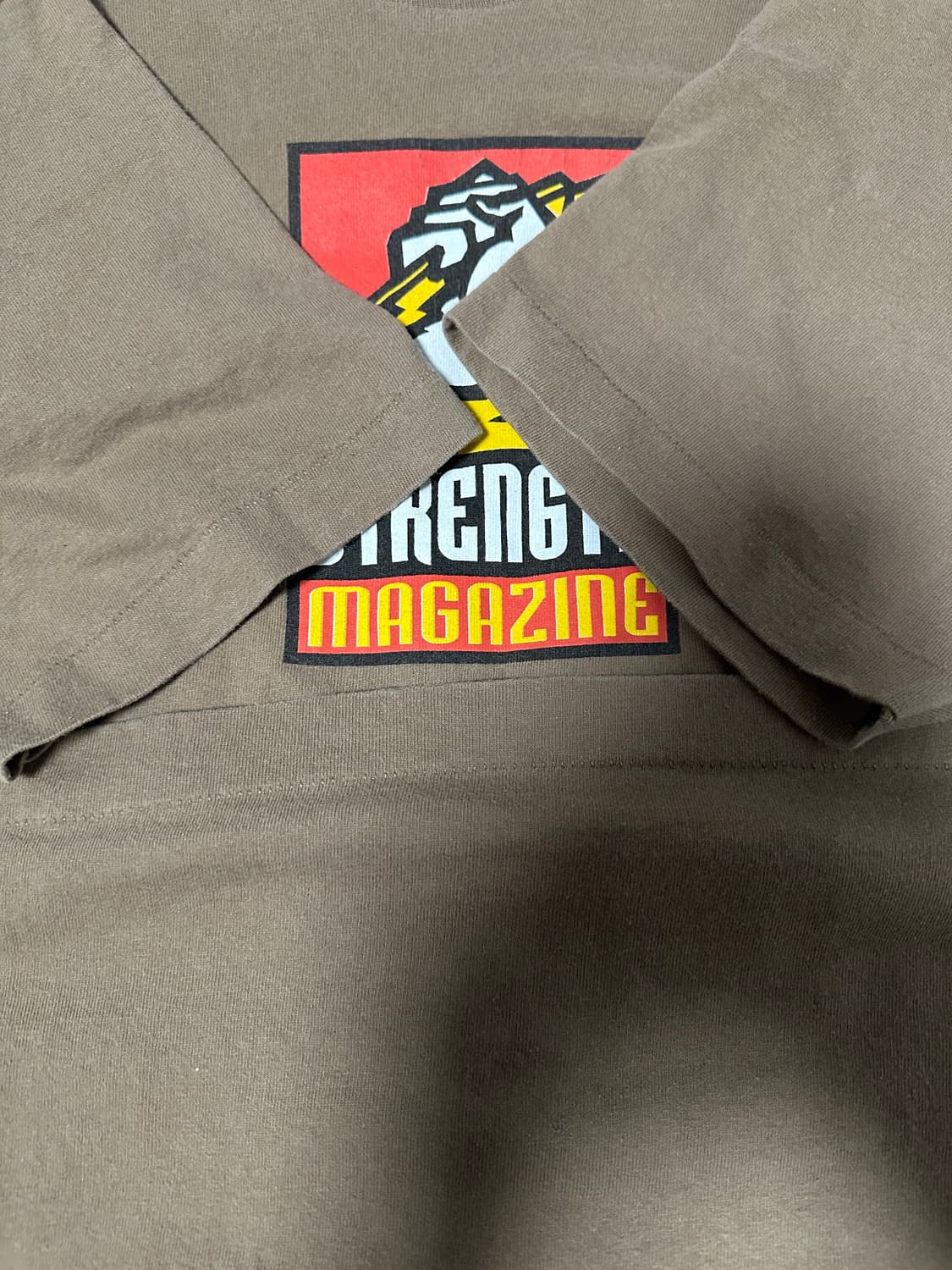 90s 빈티지 strength magazine 티셔츠 XL 상품이미지2