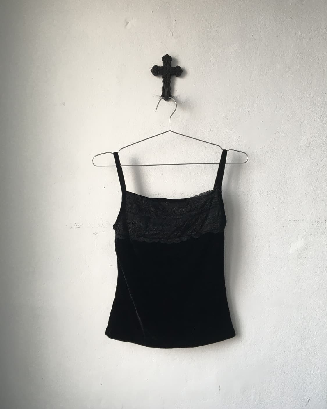 Lace point velvet sleeveless 상품이미지2