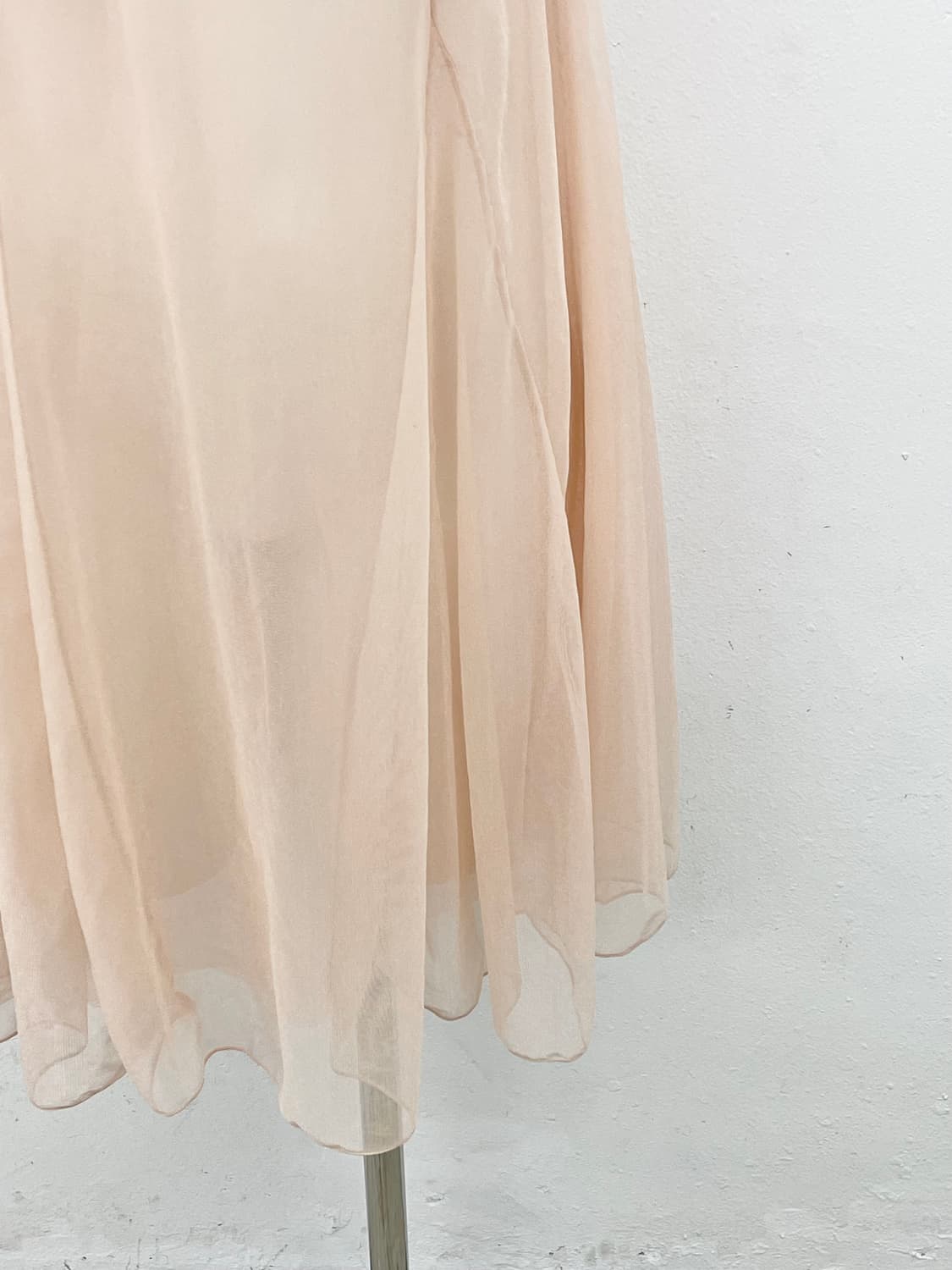 핑크 시어 샤인 레이스 슬립 상품이미지3