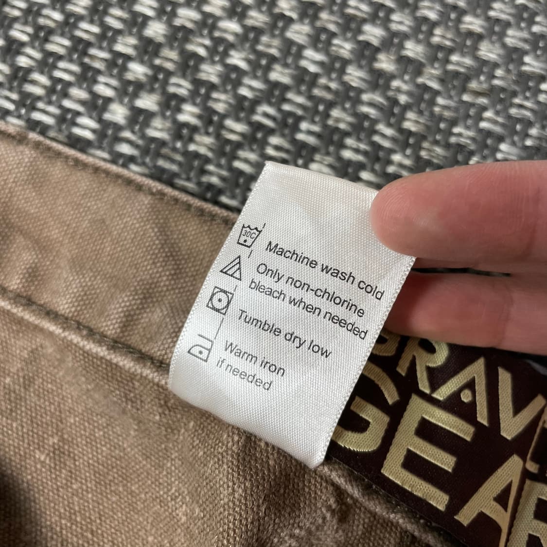 (34) GRAVEL GEAR 브라운 백카고 데님 팬츠 상품이미지4