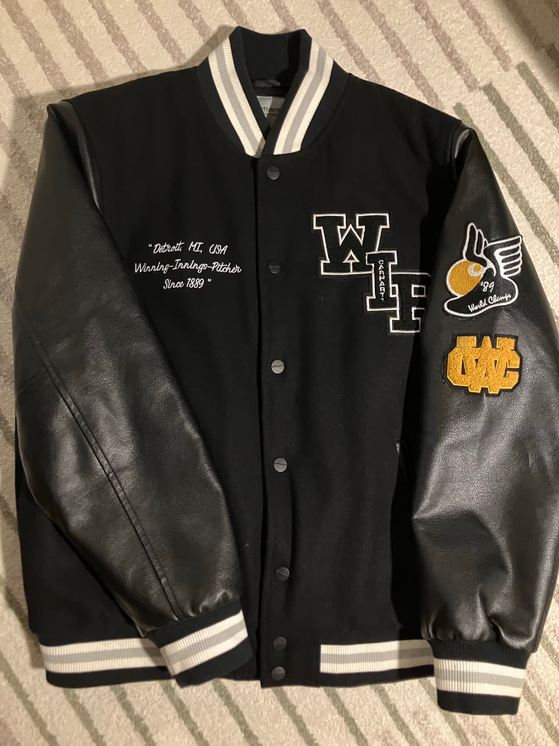 칼하트wip 월드 스타디움 자켓 바시티자켓 L 상품이미지1