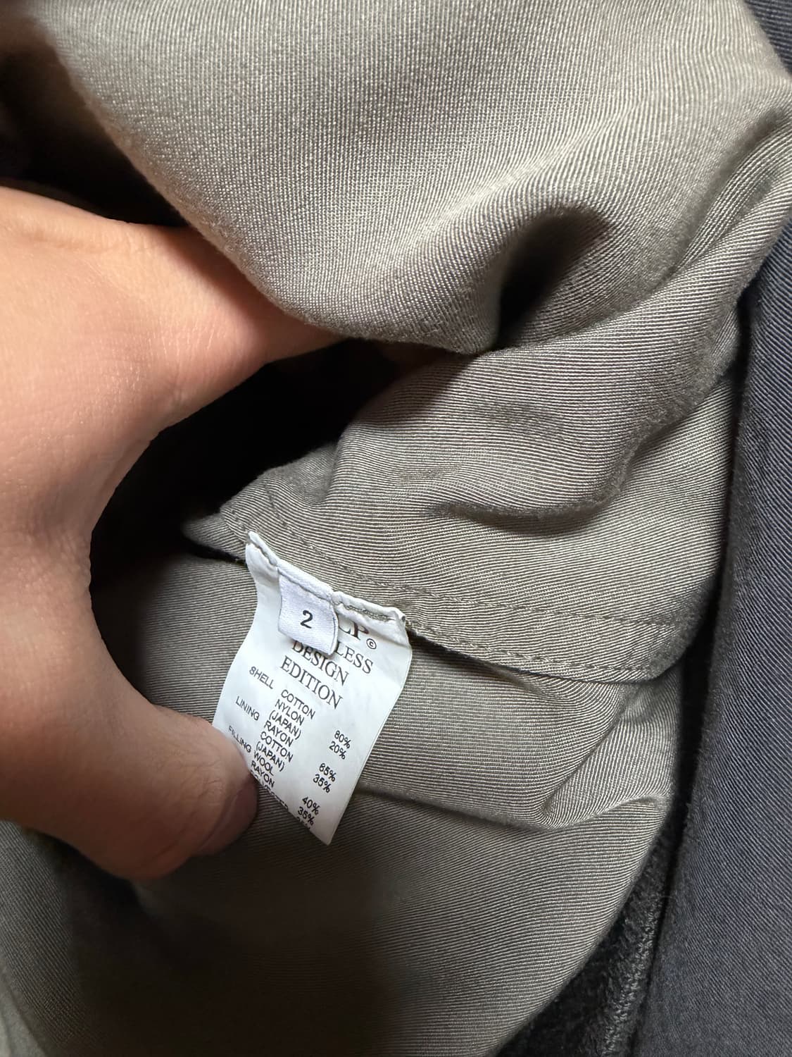 [2]엔벨로프 큐네토 봄버 차콜 상품이미지3