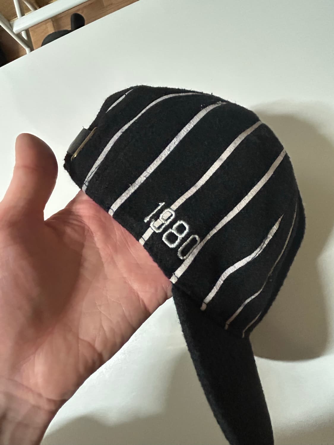 스투시 x 이벳필드 플란넬 스트라이프 모자 상품이미지6