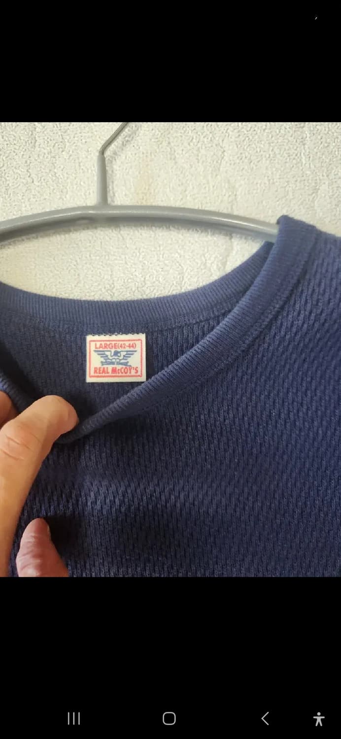 리얼맥코이 real mccoy waffle long sleeve 상품이미지1