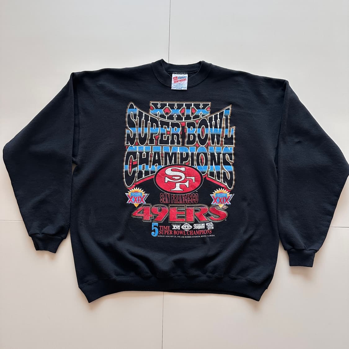 94년도 49ers 슈퍼볼 챔피언 맨투맨 (XL) MADE IN USA  상품이미지1