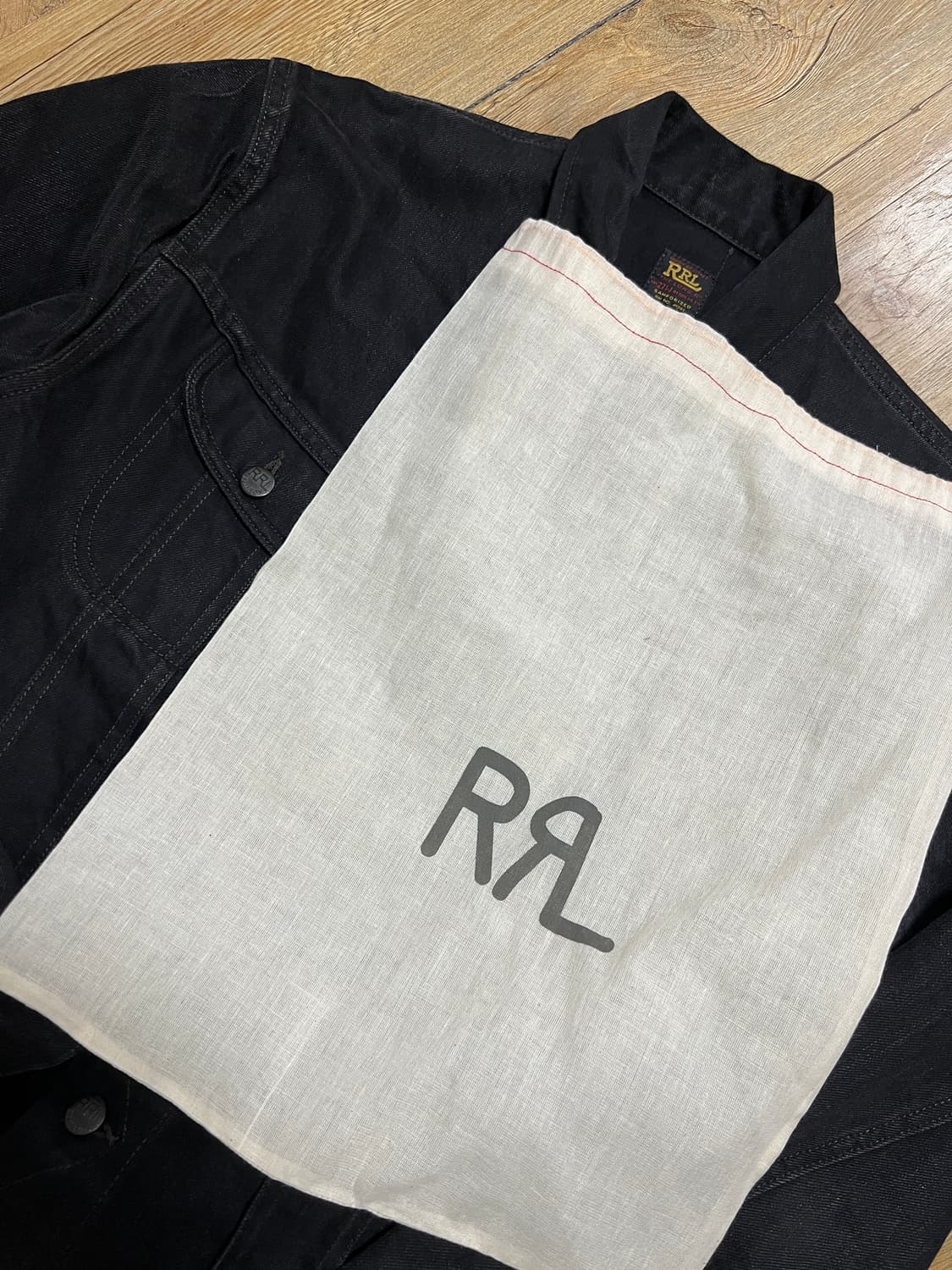 택포58) RRL 더블알엘 Lot271 트러커 블랙 M 상품이미지8