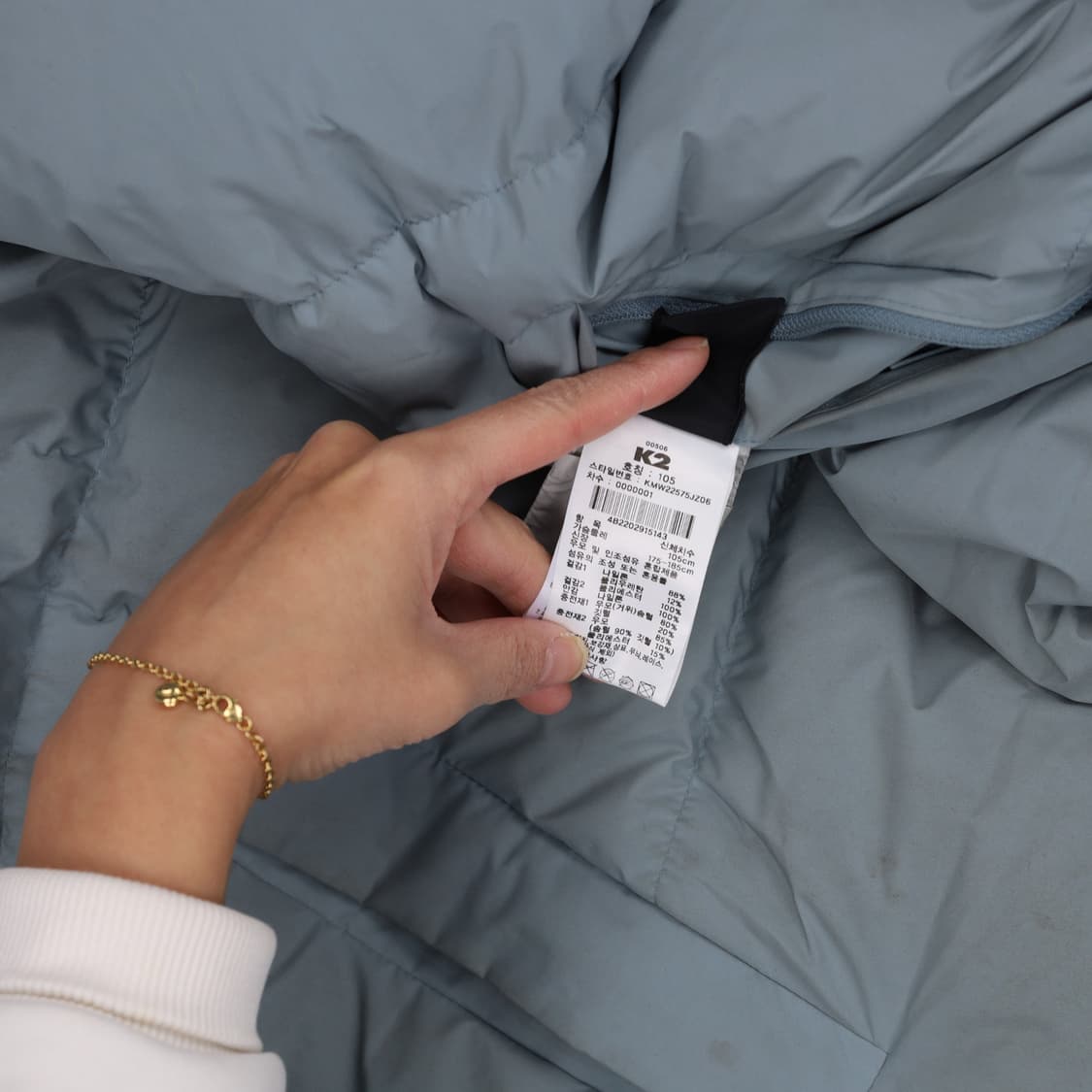 [105] K2 리버시블 구스다운 패딩점퍼(오염) 1223H1 상품이미지10