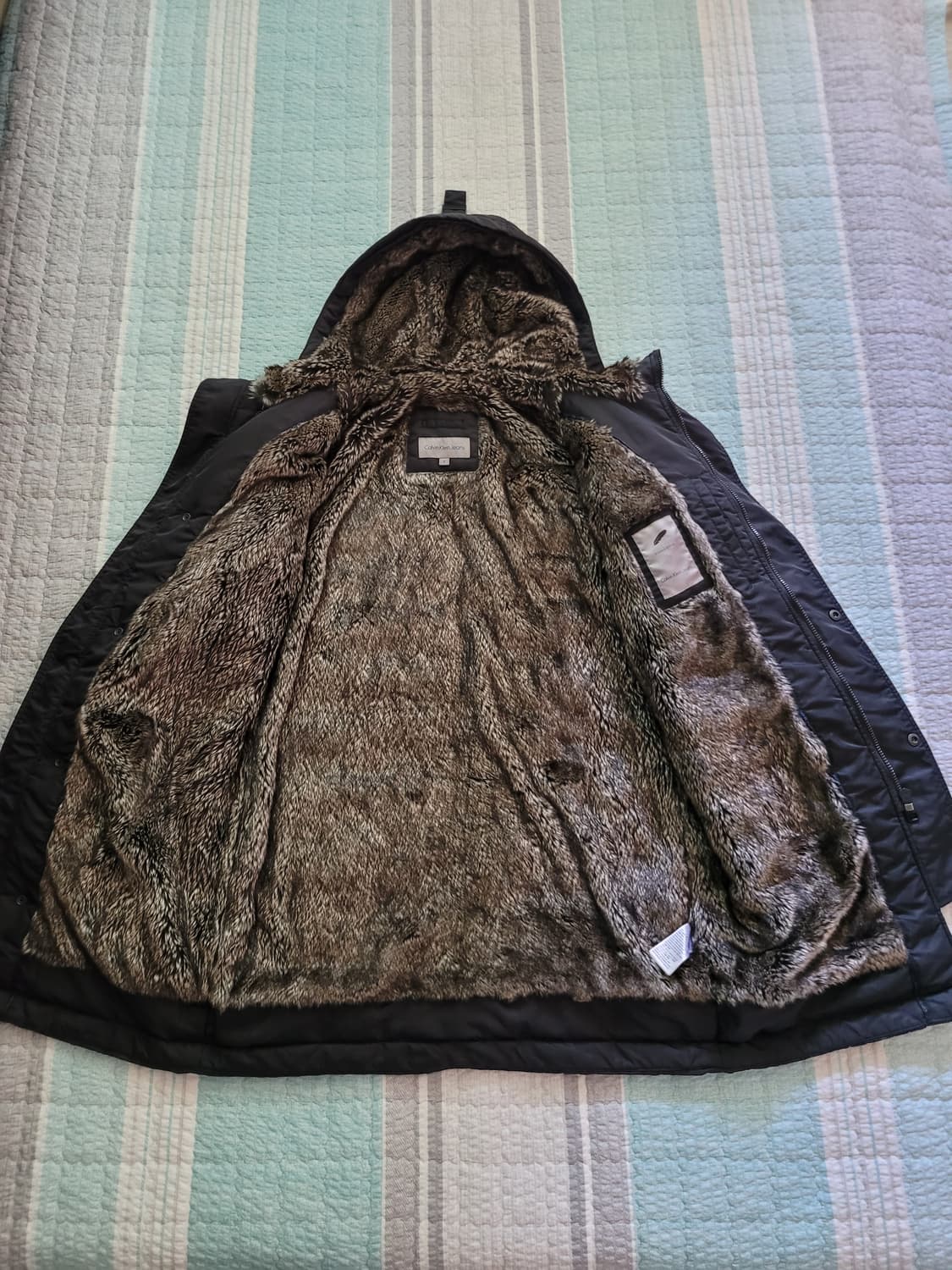 캘빈클라인진 Calvin Klein jean. 덕다운패딩코트 95사이즈 상품이미지4