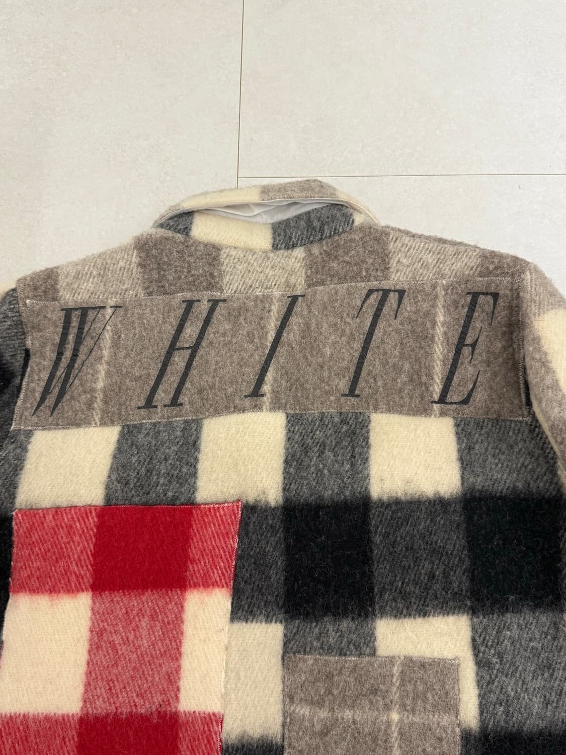 오프화이트 off-white 라나 울 패턴 셔츠 상품이미지5