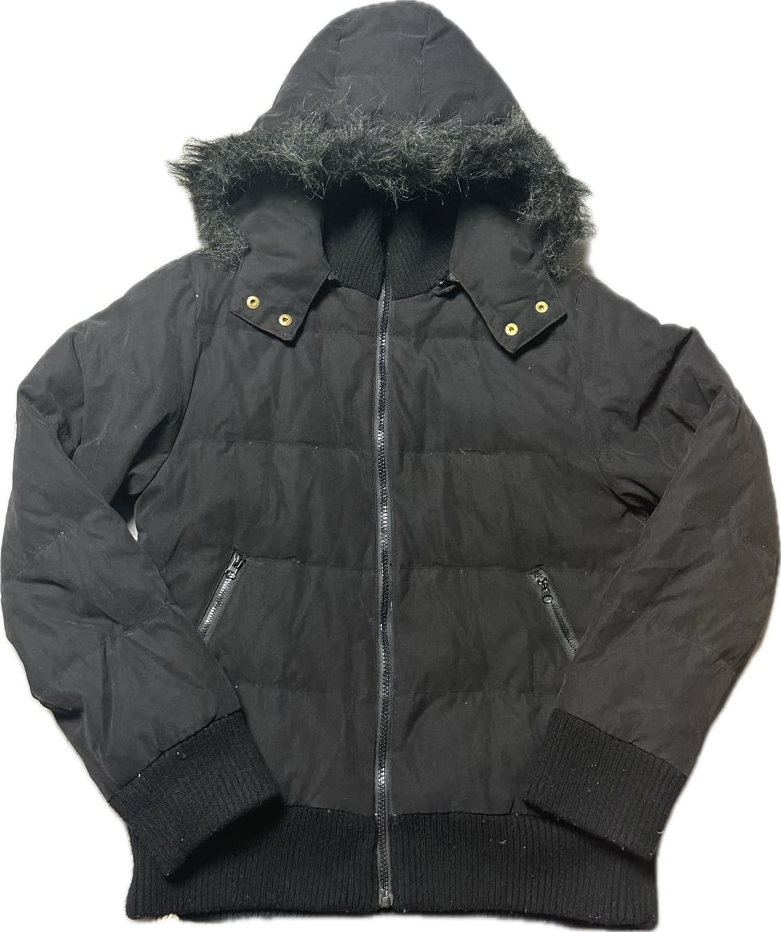 빈티지 울프조 블랙 패딩 상품이미지1