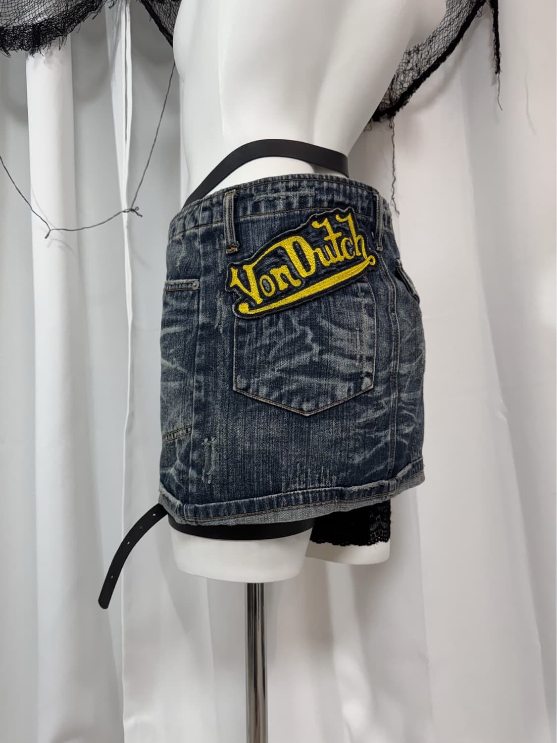 von dutch denim skirt 상품이미지4