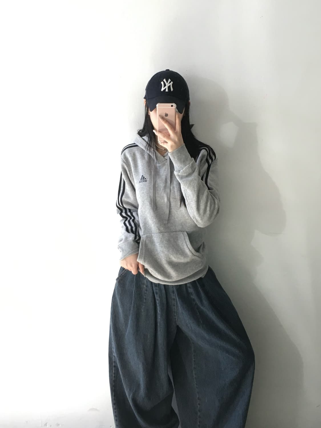 아디다스 삼선라인 후드티 상품이미지1