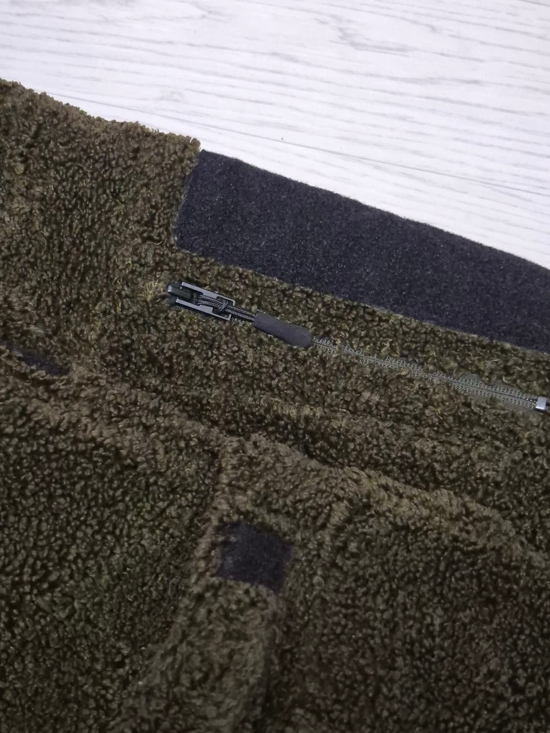 자라 헤비 아노락 플리스 아우터 L 상품이미지8