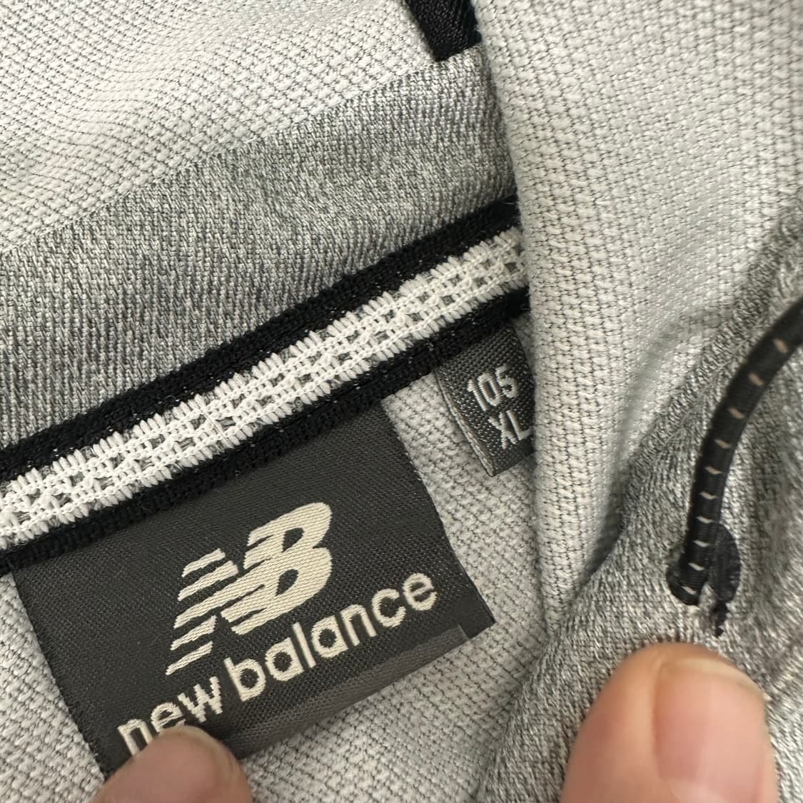 뉴발란스 후드집업 그레이 105(XL) 상품이미지3