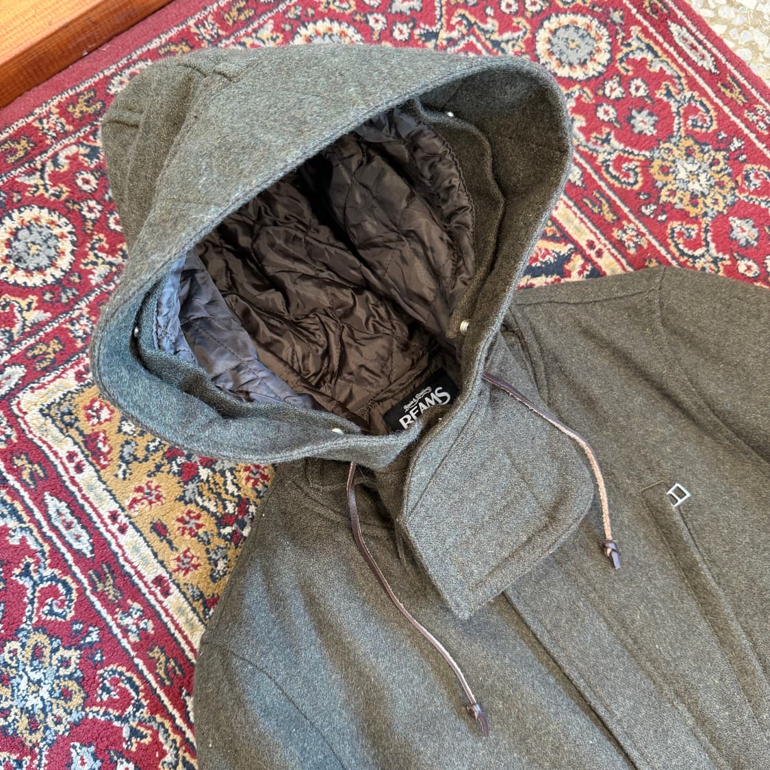 빔즈 울 후드 자켓 [ 55-66 ] 상품이미지2