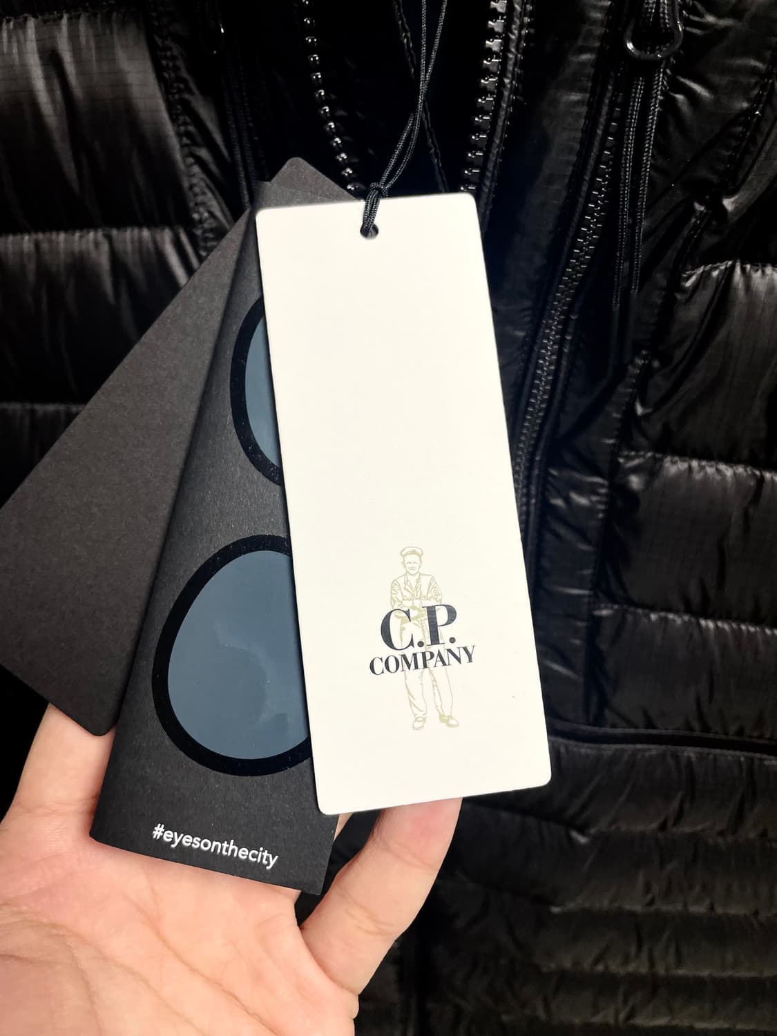 25 fw CP 컴퍼니 DD쉘 다운 자켓 블랙 상품이미지4