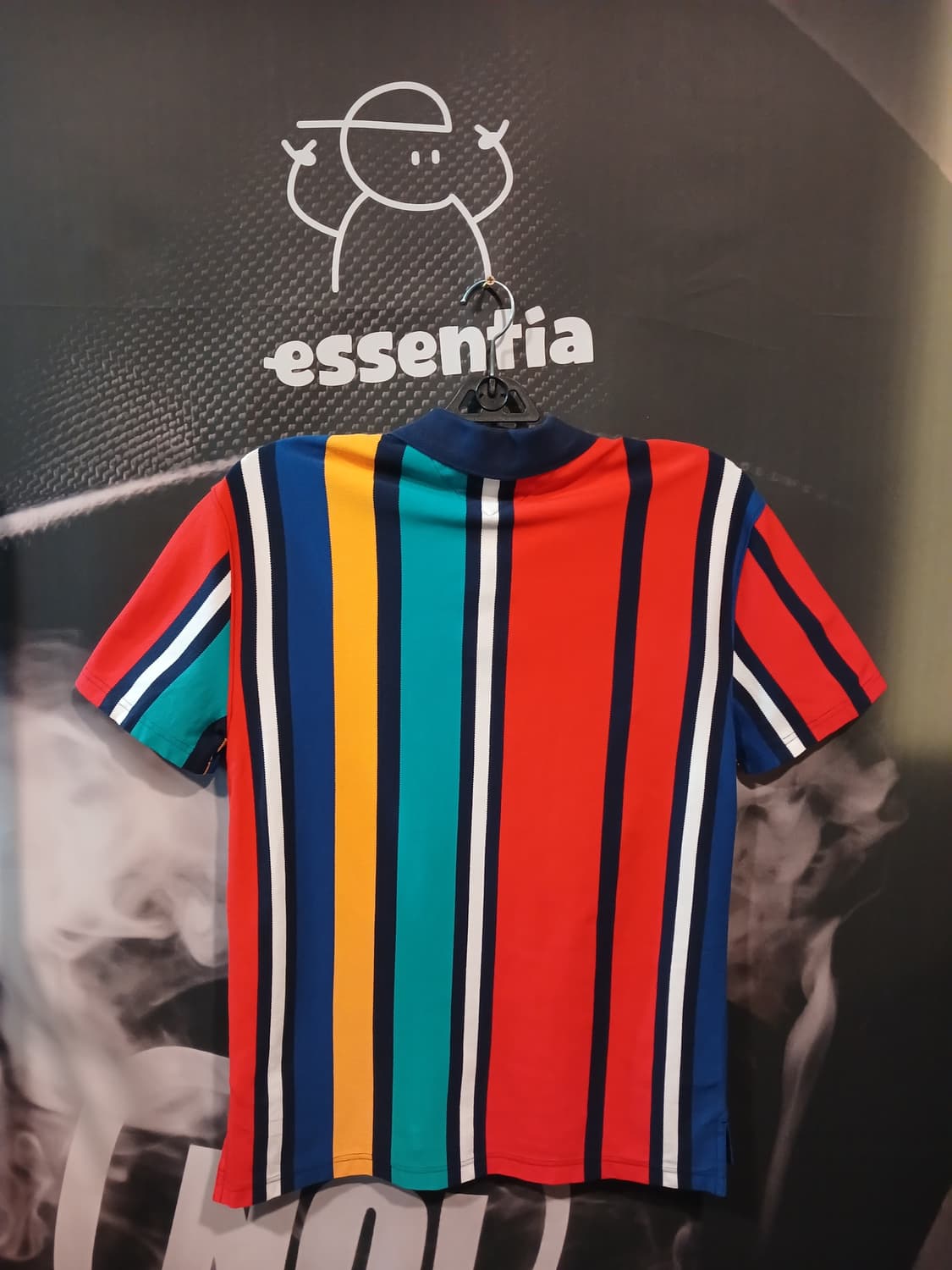 Tommy Jeans 올드스쿨 세로 스트라이프 반팔 카라티  상품이미지4