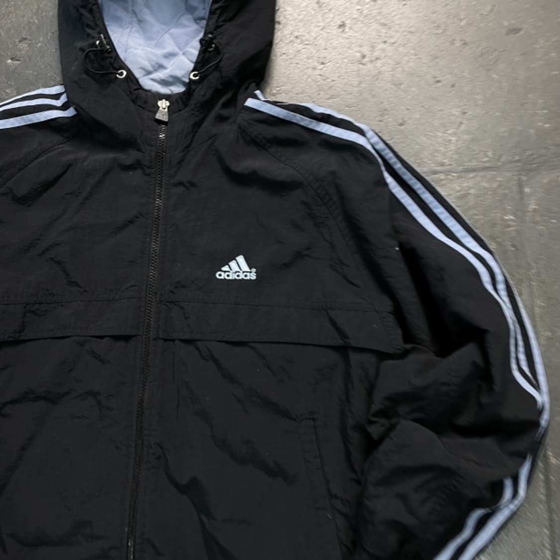 100 아디다스 올드스쿨 누빔 후드점퍼 상품이미지2