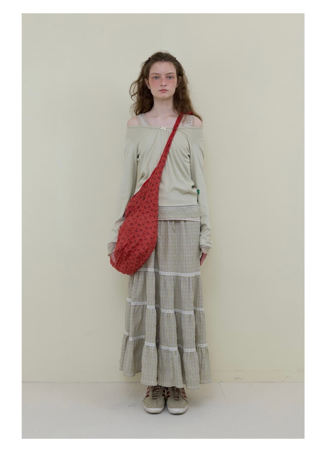 no content muted cancan long skirt 노컨텐츠 상품이미지2