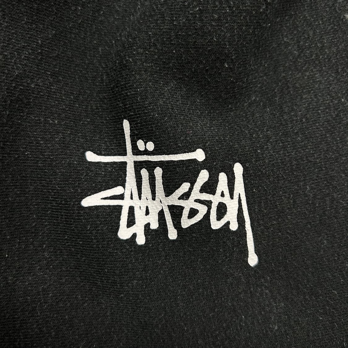 스투시 스탁로고 블랙 후드(XL) 상품이미지3