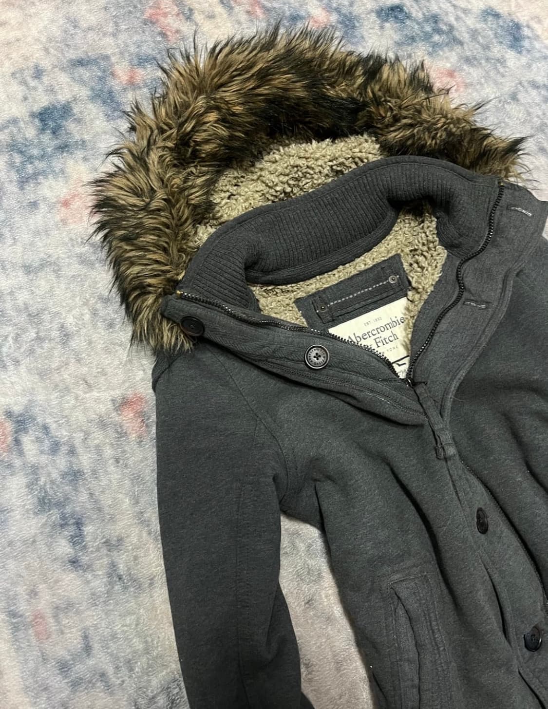 아베크롬비 00s y2k 울프퍼후드 자켓 상품이미지3