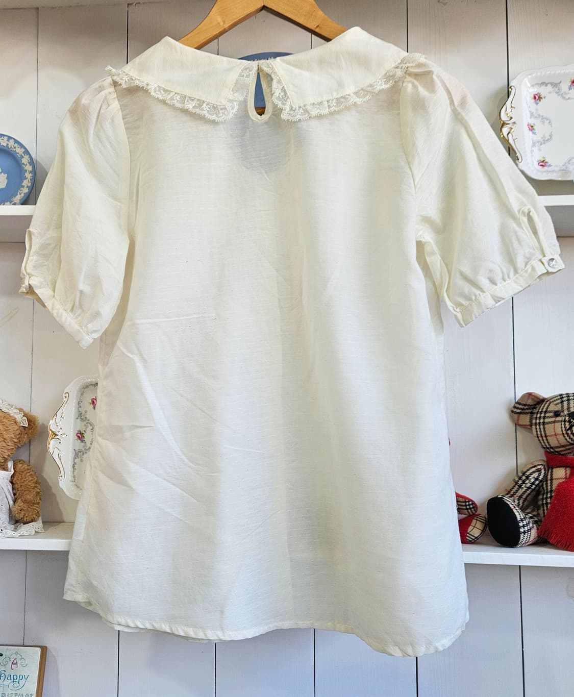 (ARROW) 레이스 빅카라 블라우스 상품이미지5