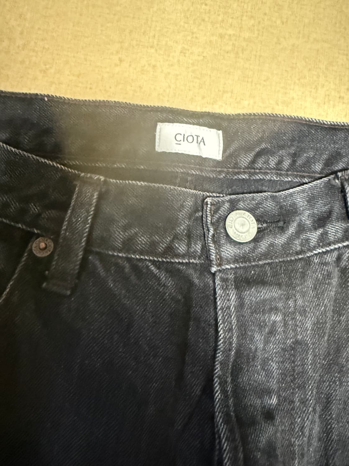 시오타 스트레이트 34, 미디엄 블랙 상품이미지2