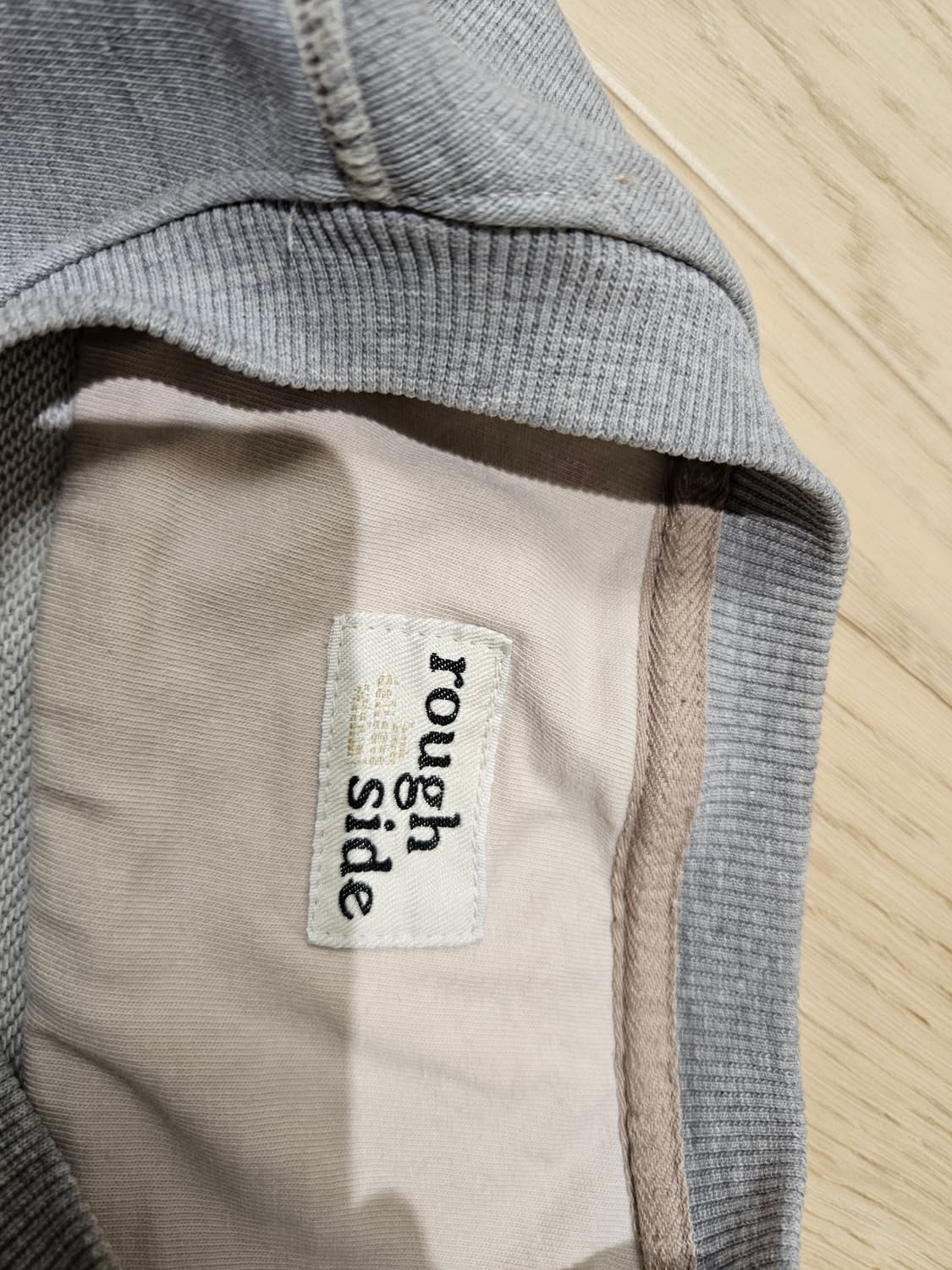 러프사이드 오버사이즈드 스웻셔츠 그레이 2 (택포) 상품이미지3