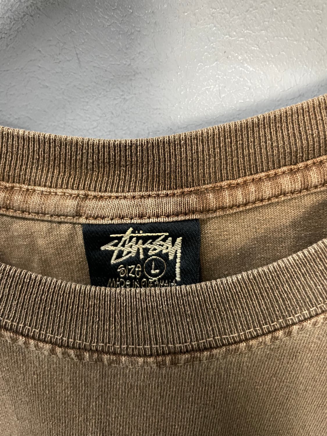 스투시 빈티지 워싱 크라운 피그먼트 반팔 H1440 상품이미지6