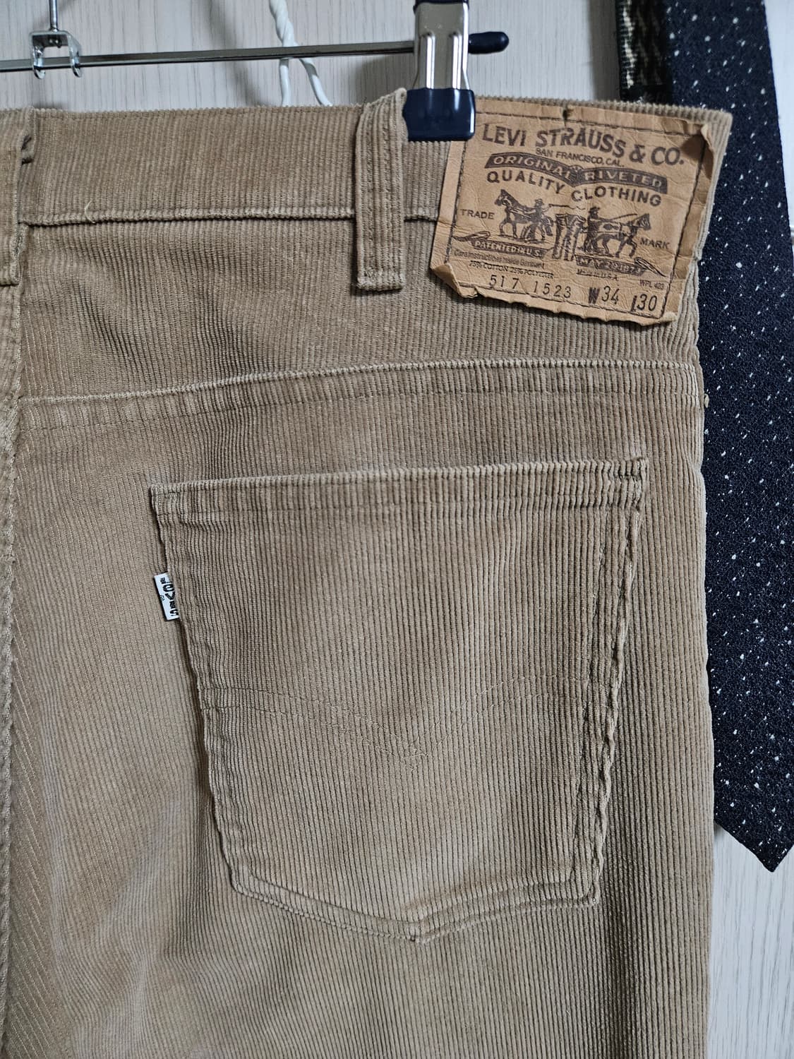 70s 517 부츠컷 리바이스 코듀로이  화이트탭 levis 34x30 상품이미지3