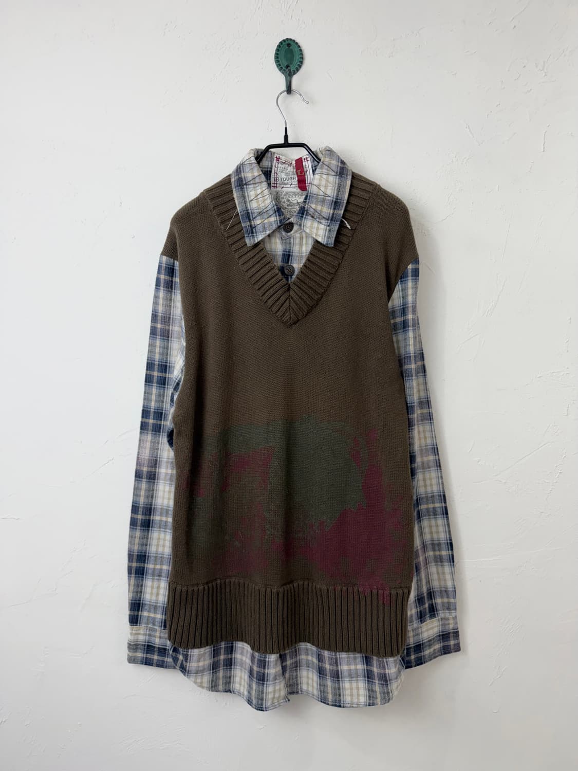 터프 진스미스 니트 베스트 도킹 셔츠 상품이미지1