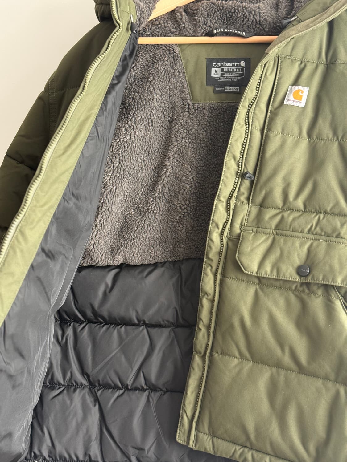 칼하트 몬타나 인슐레이티드 자켓 바질 상품이미지4