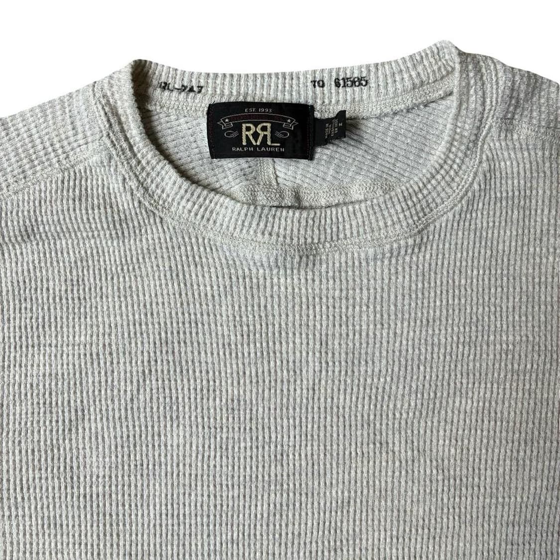 RRL 더블알엘 와플 니트 롱 슬리브 상품이미지3