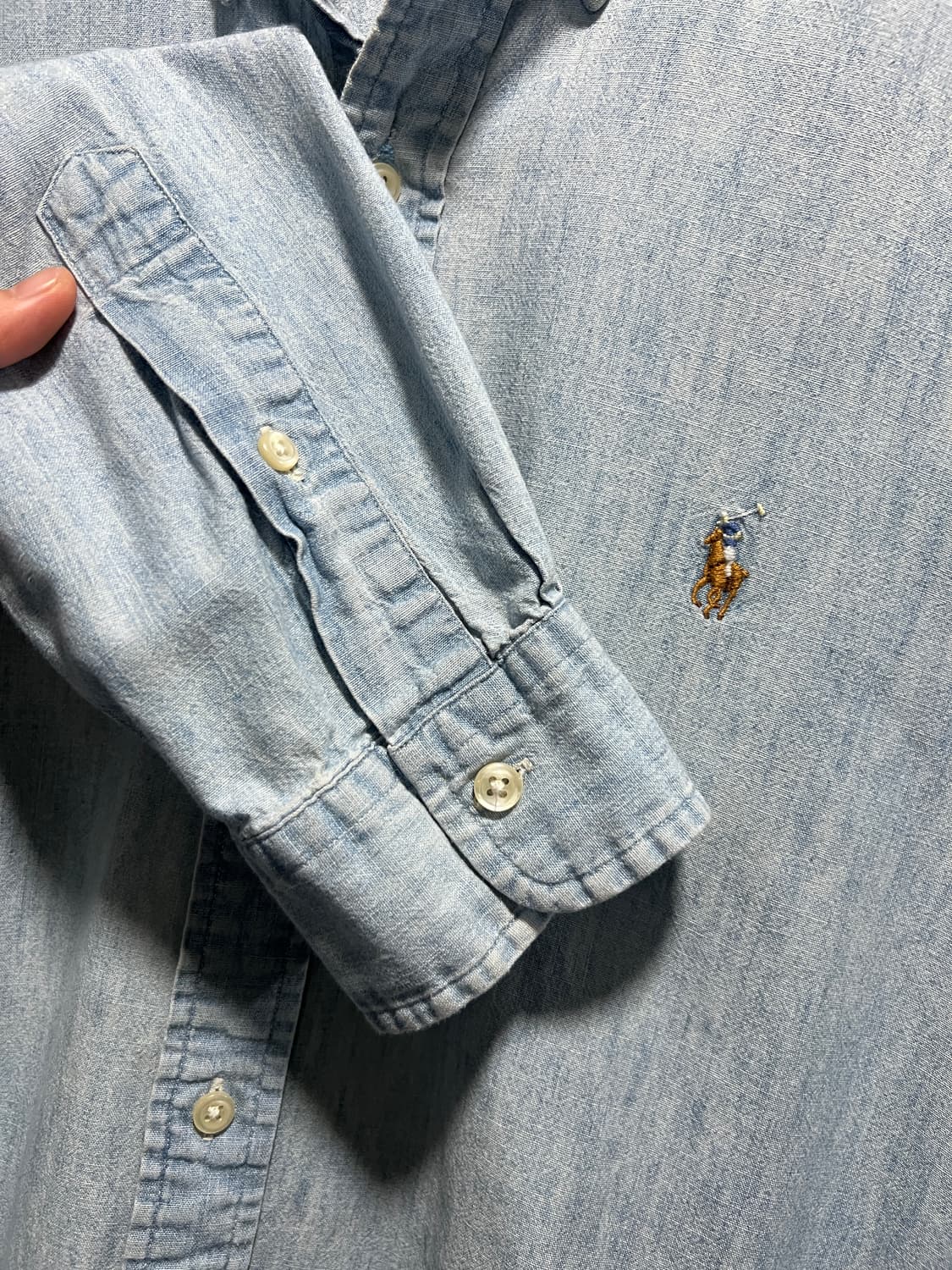 [M]폴로 랄프로렌 클래식 샴브레이 셔츠 상품이미지3