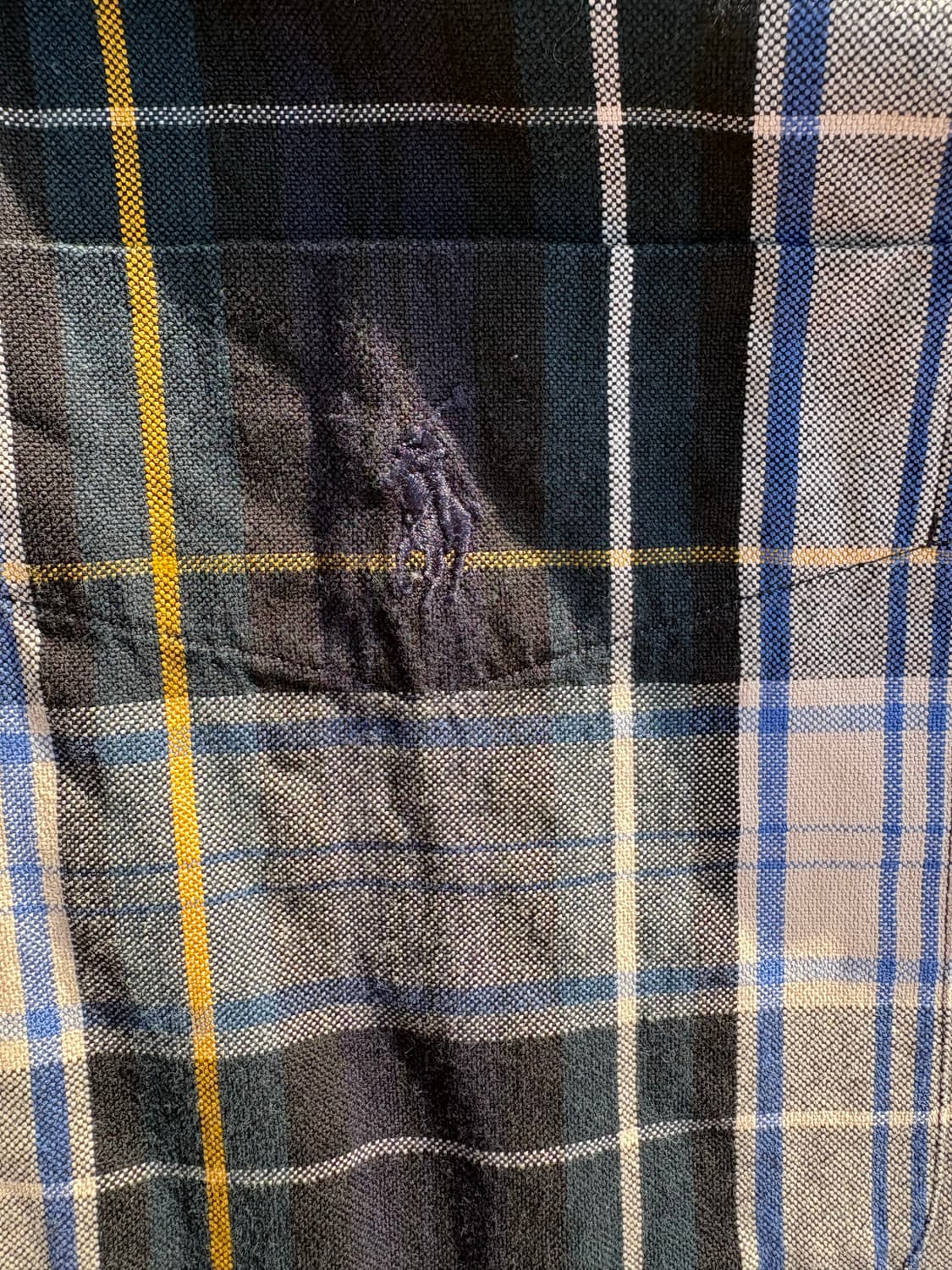 90s 폴로 빅셔츠 체크셔츠 상품이미지4