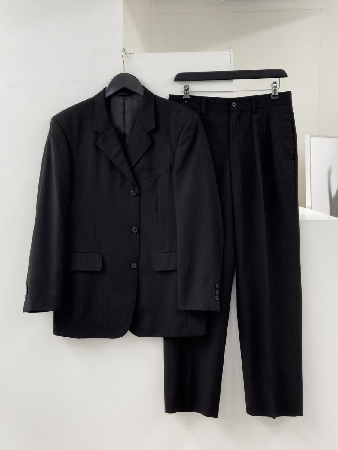 요지야마모토 AAR 스트라이프 수트 상품이미지2