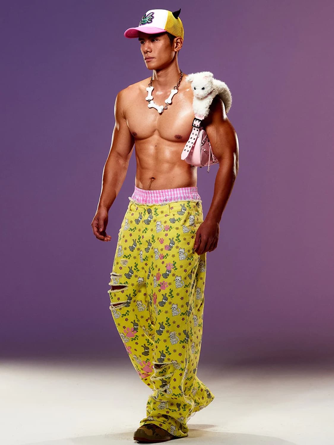 [새상품] Cfierce 씨피어스 카툰 루즈 진 데님 M 상품이미지2