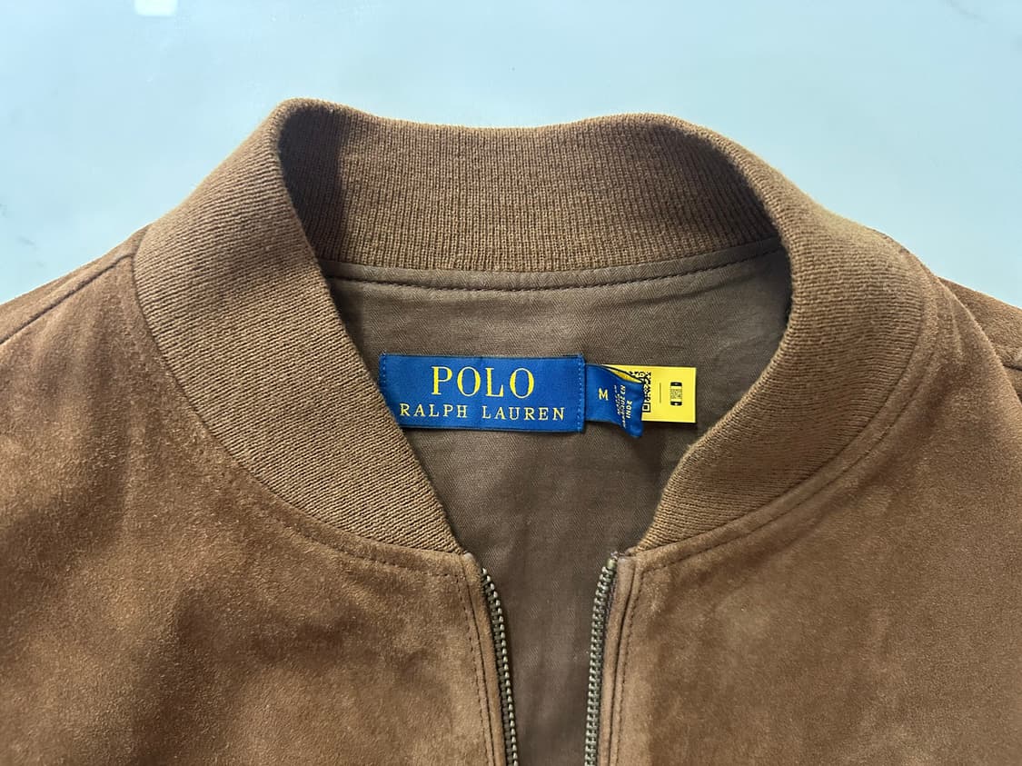 폴로 랄프로렌 스웨이드 블루종 상품이미지2