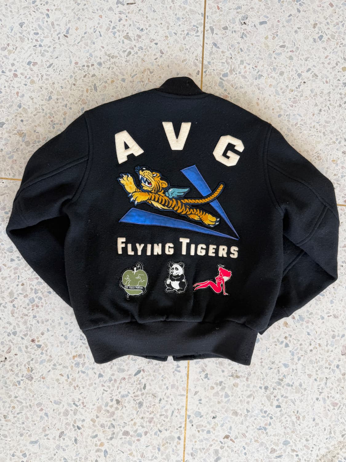 Real McCoy's AVG Flying Tigers 바시티 자켓 상품이미지7