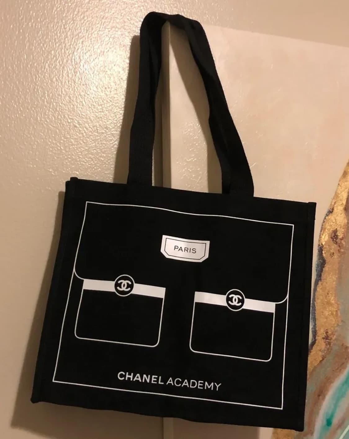 샤넬뷰티 아카데미 에코백 블랙 상품이미지3