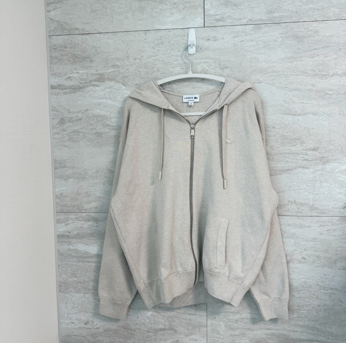 라코스테 니트 후드집업 상품이미지2