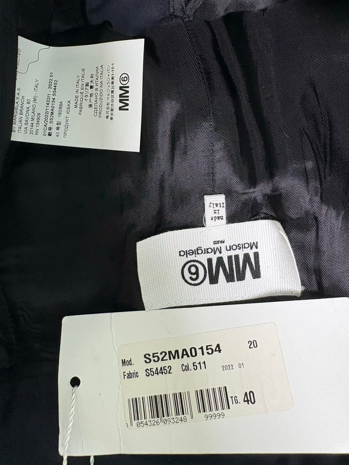 [새상품]MM6 Maison Margiela 22SS 해체주의 언밸런스 상품이미지9