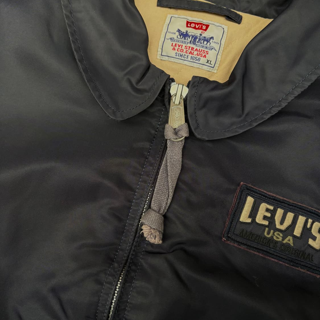 리바이스 USA 네이비 항공점퍼 XL 상품이미지5