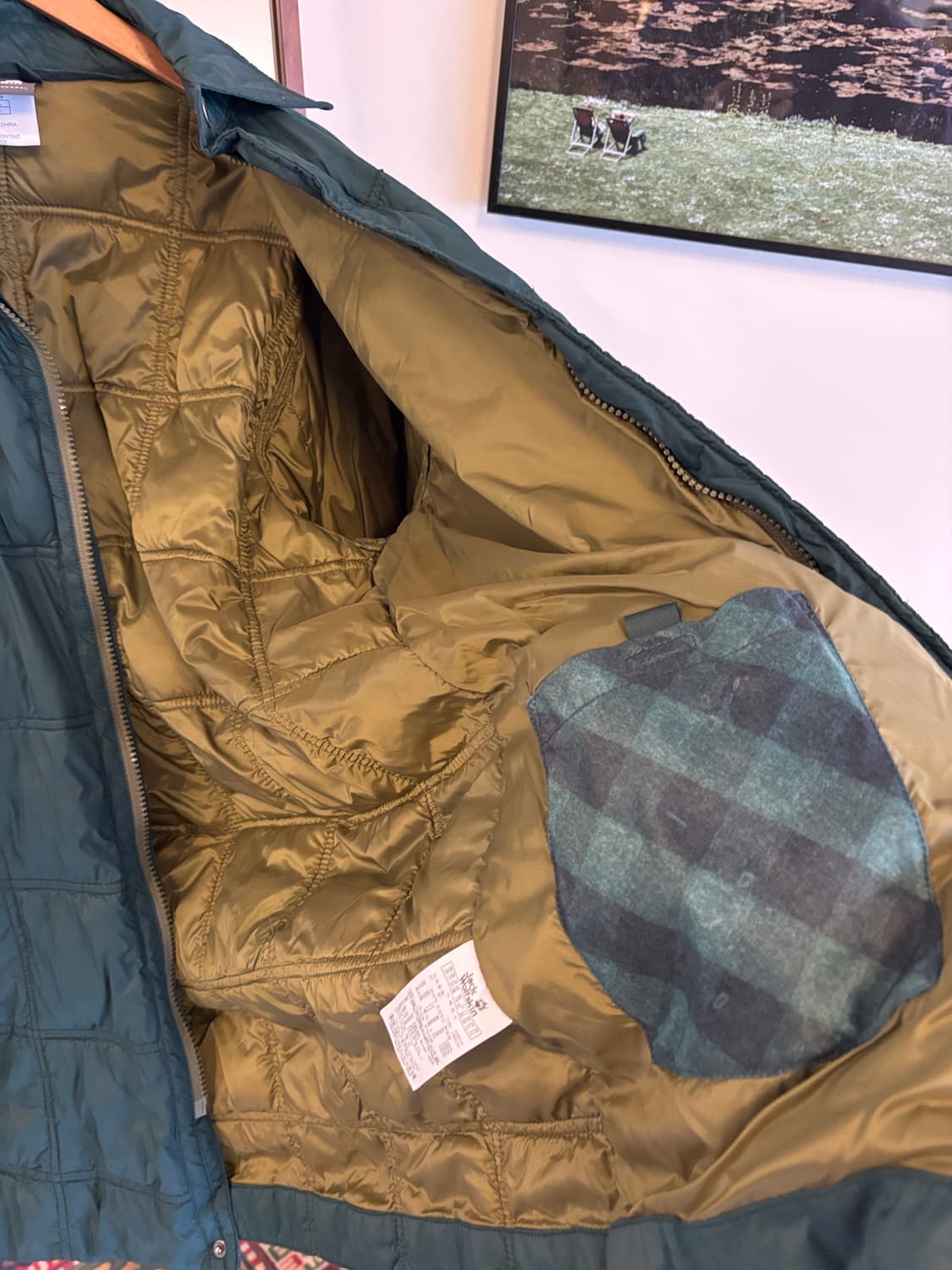 잭울프스킨 퀼팅 자켓잭울프스킨 퀼팅 자켓 상품이미지7