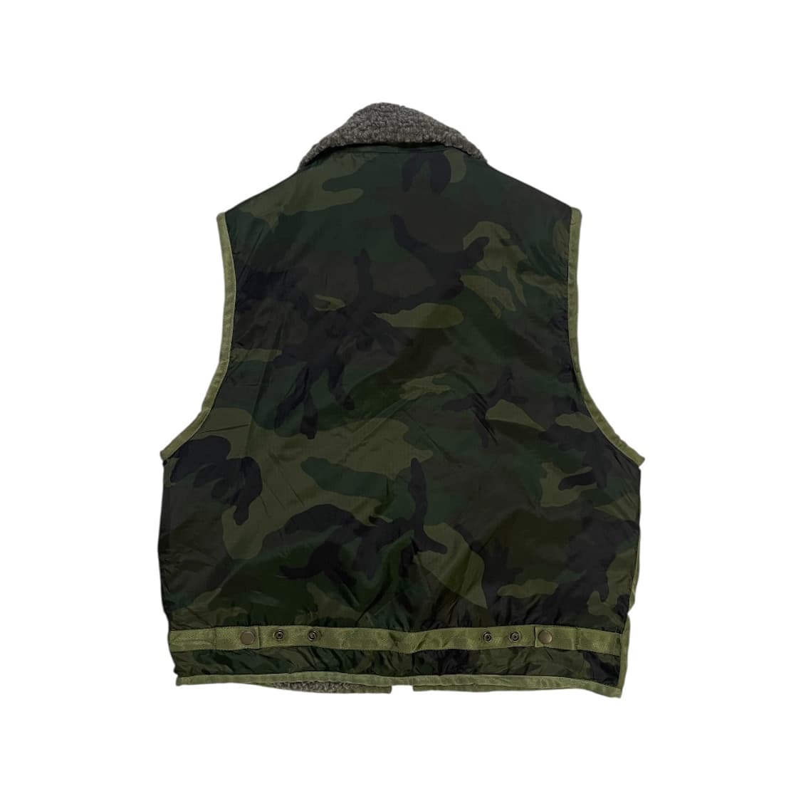 카모플라쥬 양털 조끼패딩 상품이미지2