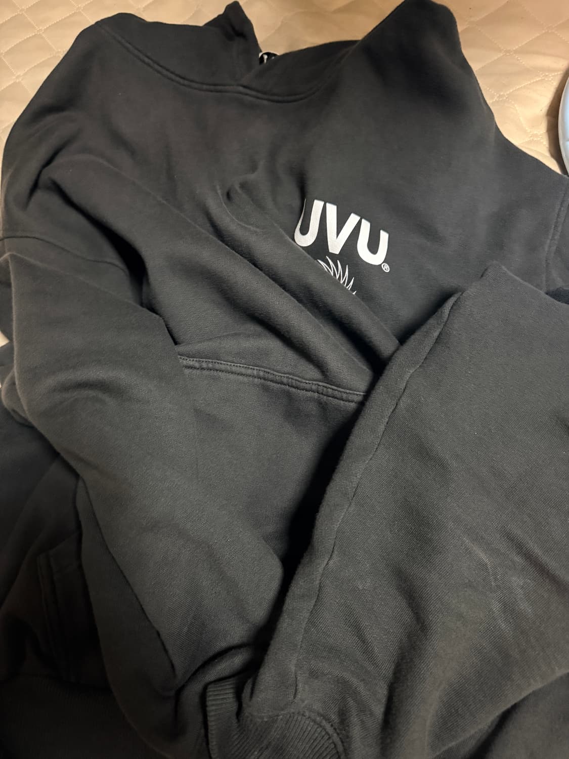 uvu 인시그니아 후드 블랙 M 상품이미지1