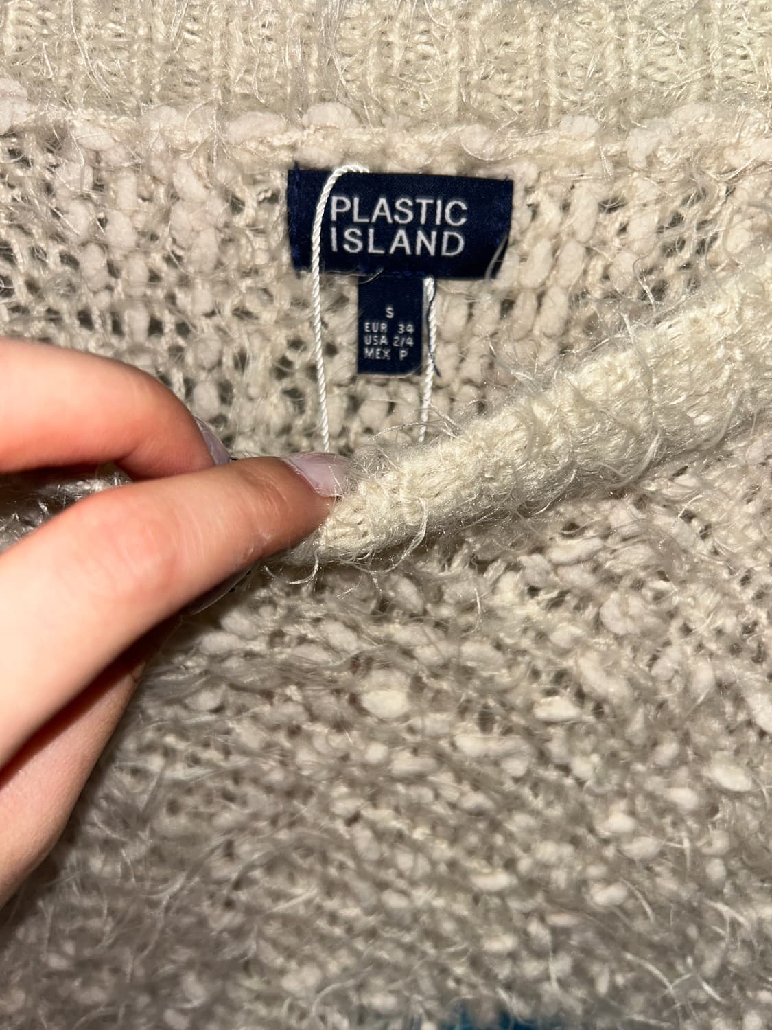 아트 패치워크 니트 스웨터 상품이미지2